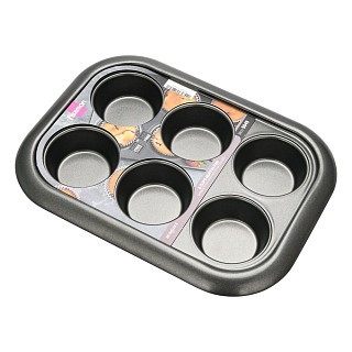 Форма для випічки Fissman 6-ти кексів 29,4x21x3,5 см (5649) Форма для випічки Fissman 6-ти кексів 29,4x21x3,5 см (5649)