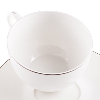 Кружка Fissman ALEKSA 250 мл с блюдцем фарфора (3899)