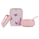 Термос для їжі Fissman 350 мл рожевий (9679)