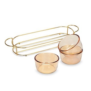 Минажница Fissman 36x10,5x5,7 см на металлической подставке 3 секции по 240 мл стекло (16391) Минажница Fissman 36x10,5x5,7 см на металлической подставке 3 секции по 240 мл стекло (16391)