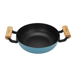 Cотейник Fissman SEAGREEN 24x7 см / 2,5 л з скляною кришкою антипригарним покриттям (4022)