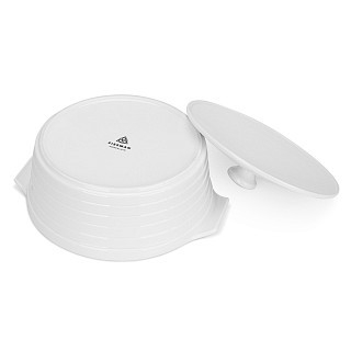 Кастрюля Fissman с крышкой 21,5х8 см/1,5 л фарфор (14165) Кастрюля Fissman с крышкой 21,5х8 см/1,5 л фарфор (14165)