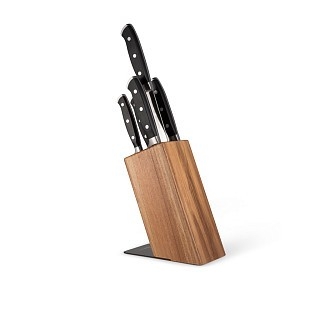 Набор Fissman ножей 6 пр. AKAMATSU на деревянной подставке 3Cr14 сталь (2707)