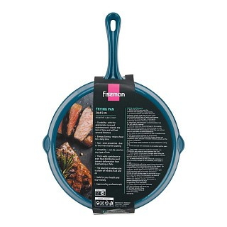 Сковорода для жарки Fissman 24x4,5 эмалированный чугун (4042)