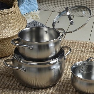 Кастрюля со стеклянной крышкой Fissman MARTINEZ 20x11 см на 3,5 л (5138) Кастрюля со стеклянной крышкой Fissman MARTINEZ 20x11 см на 3,5 л (5138)