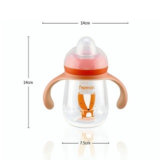 Бутылочка для кормления Fissman 260 мл с ручками (6907)