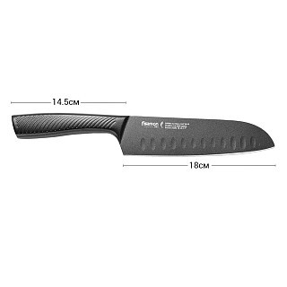 Нож сантоку Fissman SHINAI graphite 18 см (2481) Нож сантоку Fissman SHINAI graphite 18 см (2481)