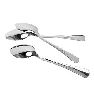 Набір столових ложок Fissman 3 предмети FELDON 20 см нержавеющая сталь (3056)