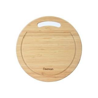 Обробна дошка кругла Fissman 28x28x1,9 см (8778)