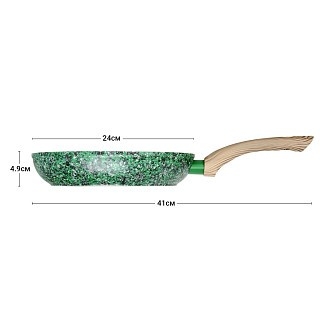 Сковорідка для смаження Fissman MALACHITE 24x4,9 см (4311)