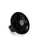 Кноб до кришки Fissman ЧОРНИЙ бакеліт (19895)