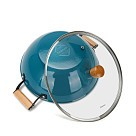 Сковорода Fissman SEAGREEN 30x10,5 см/5 л с деревянной ручкой (4013)