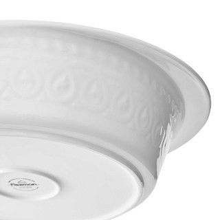 Форма для запекания Fissman круглая с крышкой PARMIGIANO 292х25х72 см/17 л фарфор (13708)