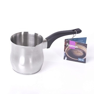 Турка для варки кофе Fissman 9x9 см / 600 мл с индукционным дном (3315) Турка для варки кофе Fissman 9x9 см / 600 мл с индукционным дном (3315)