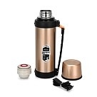 Термос Fissman 1500 мл нержавеющая сталь золотой (9871)