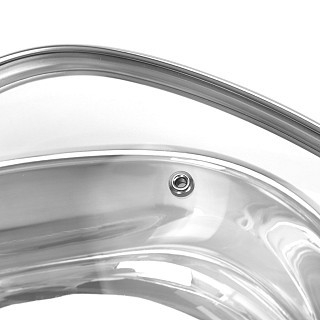 Сотейник Fissman EXCLUSIVE PRO 26x9 см/4,6 л со стеклянной крышкой нержавеющая сталь (5543)