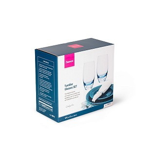 Набір з 2-х склянок Fissman 575 мл скло (19072)