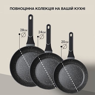 Сковорідка для смаження Fissman LAURA 24x4,9 см алюміній з антипригарним покриттям (14473) Сковорідка для смаження Fissman LAURA 24x4,9 см алюміній з антипригарним покриттям (14473)