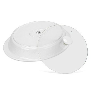 Марміт овальний Fissman PARMIGIANO 36x257x61 см / 19 л порцеляна (13710)