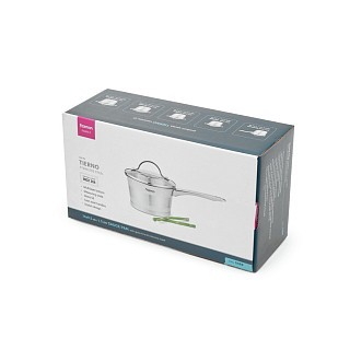 Ковш Fissman TIERNO 16x9,5 см/1,5 л со стеклянной крышкой нержавеющая сталь (5488) Ковш Fissman TIERNO 16x9,5 см/1,5 л со стеклянной крышкой нержавеющая сталь (5488)