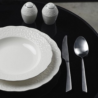 Набір столових приборів Fissman ALBACETE 24 предмета нержавіюча сталь (3215)