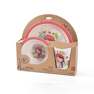 Дитячий набір Fissman "ДІВЧИНКА" 3 пр. (9495)