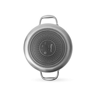Каструля Fissman IMPERIUM MMXXV 24x11 см 4,2 л зі скляною кришкою нержавіюча сталь (15103)
