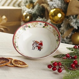 Салатник Fissman CHRISTMAS 18,2 см фарфор (13784) Салатник Fissman CHRISTMAS 18,2 см фарфор (13784)
