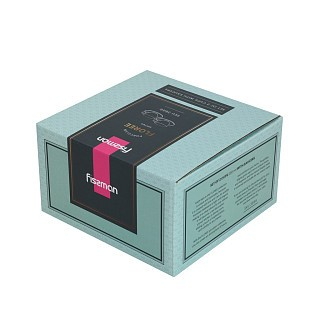 Набор Fissman из 2-х кружек FLOREE 220 мл с блюдцем фарфора (3666)