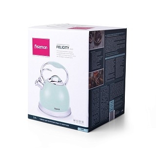 Чайник для плити Fissman зі свистком FELICITY 2,6 л (5958) Чайник для плити Fissman зі свистком FELICITY 2,6 л (5958)