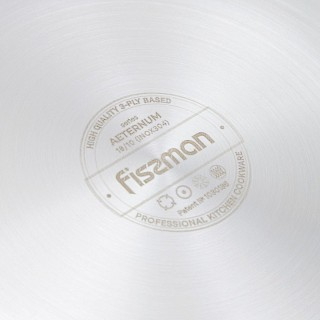 Сковорода Fissman вок AETERNUM 28x8 см нержавеющая сталь (15108)