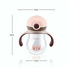 Пляшка для води Fissman 260 мл з трубочкою (6905)