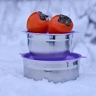 Миска Fissman 16x10 см 1500 мл з пластиковою кришкою (5117)