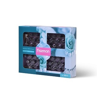 Набір насадок для випічки і прикраси торта, крему Fissman 52 насадки (8511) Набір насадок для випічки і прикраси торта, крему Fissman 52 насадки (8511)