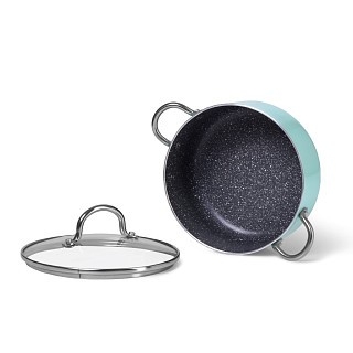 Кастрюля со стеклянной крышкой Fissman MINI CHEF 18x8 см на 1,8 л (4257)