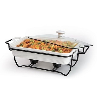 Марміт прямокутний Fissman 31x22,5x6,5 см / 2,2 л фарфор (14161)