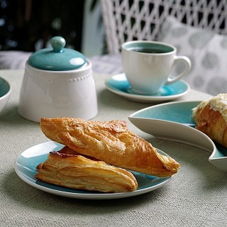 Тарілка Fissman CELINE 26,3 см, колір лазурний порцеляна (6222)