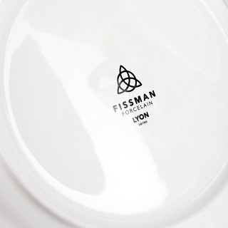 Набор из 4-х тарелок Fissman LYON 27 см фарфора (14067)