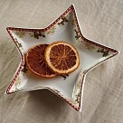 Блюдо Fissman CHRISTMAS 19 см у формі зірки фарфор (13789)