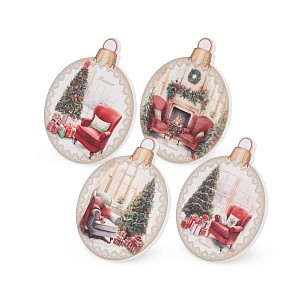 Набір з 4-х підставок Fissman 10 см доломіт (0160)