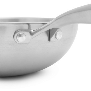 Сковорідка Fissman вок AETERNUM 28x8 см нержавіюча сталь (15108)