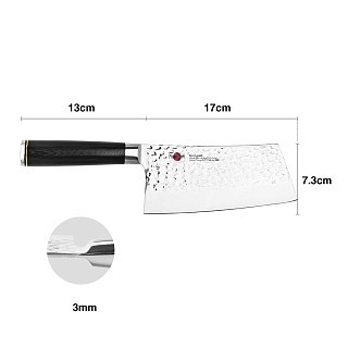 Кухарська сокира Fissman KOJIRO 17 см (2565)