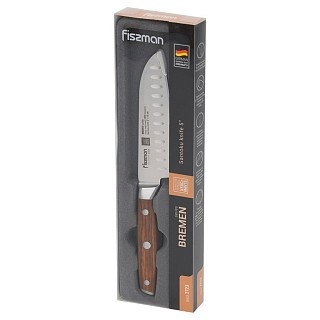 Ніж Fissman сантоку BREMEN 13 см X50CrMoV15 сталь (2723)