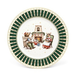 Тарілка Fissman MIRACLE 27 см порцеляна (16013)