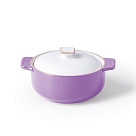 Кругла каструля з кришкою Fissman 11x5 см на 0,25 л (6178)