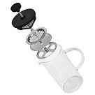 Заварювальний чайник Fissman з поршнем 350 мл скляна колба (9158)