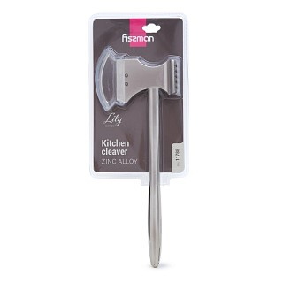 Кухонна сокира Fissman LILY 25 см нержавіюча сталь, цинковий сплав (11788)