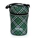 Термос для їжі Fissman 750 мл в картатому чохлі нержавіюча сталь (9858)