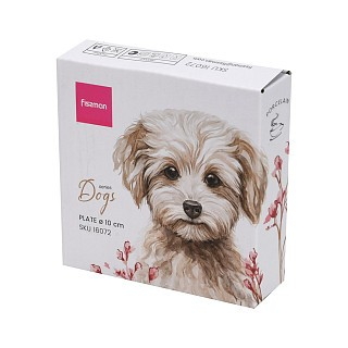 Тарелка Fissman DOGS 10 см фарфор (16072)
