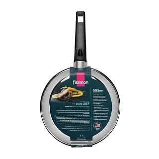 Сковорідка для жарки Fissman IRON CHEF 24x5,5 см нержавіюча сталь з антипригарним покриттям (5455)